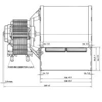 Ventilateur centrifuge EBM RLD76/0086ZA59-3030LH 58w Generic 14706010