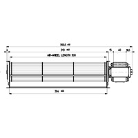 Ventilateur tangentiel TG60 300/40 11390 Generic 14706028