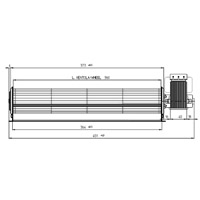 Ventilateur tangentiel TG60 360/40 11450 Generic 14706029