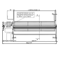 Ventilateur tangentiel TGO80/1 fergas 153612 Generic 14706038