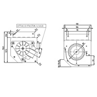 Moteur tangentiel TGA80/1 270/35 SX Generic 14706052