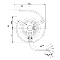 Ventilateur centrifuge EBM PAPST D2E133-AM47-01 Generic 14706064