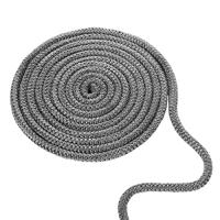 Tresse tricotee noire Ø06mm au metre linéaire  Generic