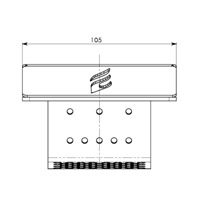 Panier pot bruleur pour pôeles à granulés Generic 14809001