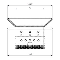 Panier pot bruleur pour pôeles à granulés Generic 14809003