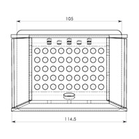 Panier pot bruleur pour pôeles à granulés Generic 14809004