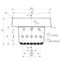 Panier pot bruleur pour pôeles à granulés Generic 14809005