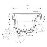 Panier pot bruleur pour pôeles à granulés Generic 14809005