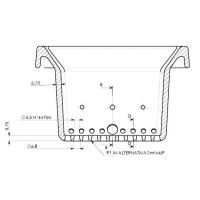 Panier pot bruleur pour pôeles à granulés Generic 14809006