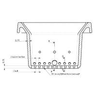 Panier pot bruleur pour pôeles à granulés Generic 14809006