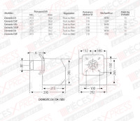 Brûleur Fioul SD3 sans réchauffeur avec bride mobile Domusa TQDFVSD004