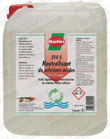 Neutralisateur de solutions acides 214s 5 litres Sotin 214-5-F