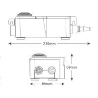 Pompe MINI TANK : Mini pompe à bac submersible Aspen FP1056/2