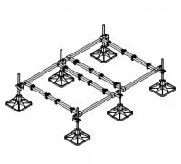 BIG FOOT SYSTEMS : Châssis DTU 43.1 2 mètres pour 4 unités (charge maxi 720 kg) Aspen B9570