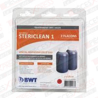 STERICLEAN 1 pour adoucisseur de 8 à 50 l de résine (2 x 125ml) P0004880 Bwt