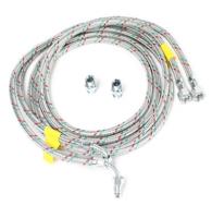 Kit 2 flexibles fuel 2m 3/8 Atlantic 132278