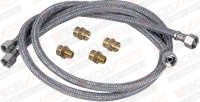 Kit 2 flexibles coudes 4 raccords FLE02006 Generic