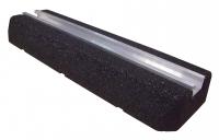 MINI RUBBER FOOT 500 x 130 x 50 mm avec visserie  500X130X50