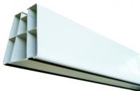 Profil 80 mm blanc bandes anti vibratiles 350 mm (emballés par paire + visseries) SUPPORT PVC 350X80MM Generic