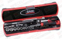 Coffret cliquet 33 outils 1/4 Sam Outillage 73-R33