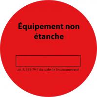 Rouleau de 100 etiquettes rouge Generic ETIQUETTE ROUGE