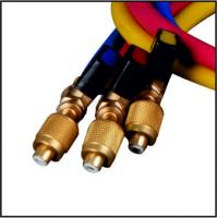 3 flexibles, longueur 150cm, 1/4" - 1/4" (rouge, jaune, bleu) Teddington TF-FRJB150VV