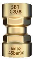 Raccord rapide droit a pression 3/8 RAC54004 Generic