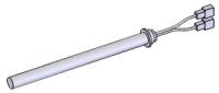 Bougie d allumage pellet 350W long 160mm diam 12.5 Mcz/Red 41450905000