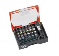 Coffret 31 embouts de vissage Sam Outillage EMB-31C