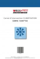 Carnet cerfa intervention clim Pièces Express 516257
