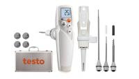 Set Testo 105 - Thermomètre de pénétration avec accessoires dans mallette alu. Testo 0563 1052