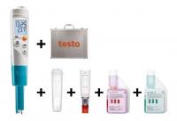 Kit Testo 206-pH1 - pHmètre avec accessoires dans mallette en aluminium Testo 0563 2065
