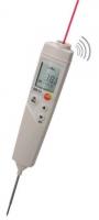 Testo 826-T4 - Thermomètre de pénétration et infrarouge avec TopSafe, optique 6:1 Testo 0563 8284