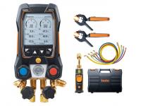 Kit connecté Testo 557s avec flexibles - Kit manomètre froid 4 voies Testo 0564 5572