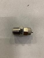 Raccord droit 1/4"" m6 reservoir / pompe Agoterm I20401