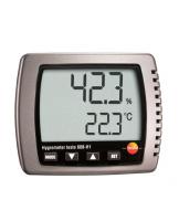 Testo 606-h1-afficheur temp/humidite 0560 6081 Testo