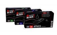 Boite 100 Gants nitrile super black 7gr Taille M Generic TAILLE M