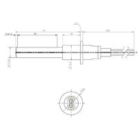 Resistance ceramique avec bride 260w 14701065 Generic