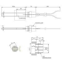 Resistance a cristal de quartz 24v 120w 14701066 Generic