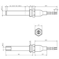 Resistance ceram hermetique 250w 3/8  14701069 Generic