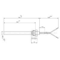 Diam.resist.9,5mm l=185mm 330w 3/8 14701093 Generic