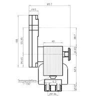 Kenta k9117057 motoreducteur 2tr/min h40 Generic 14702053