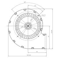 Ventil centrifuge ebm rla108/4200a82-303 Generic 14706073