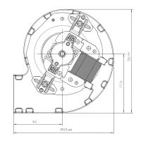 Ventilateur centrifuge ebm rld76 8600 Generic 14706117