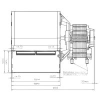 Ventilateur centrifuge ebm rld76 8600 Generic 14706117