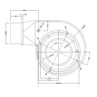 Ventil fonte 290x210mm h=78 usc.80 Generic 14811001