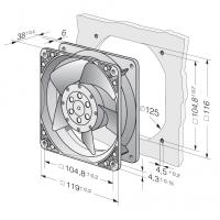 Ventilateur axial 19 watts 160m3/h Generic VENTILATEUR AXIAL 19 WATTS
