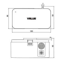 Pompe de relevage des condensats monobloc 40L/h Value VALUE-M2