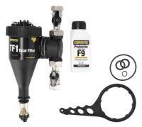 Pack Filtre tf1 22mm + vannes + F9 bidon 265ml 62762 FERNOX