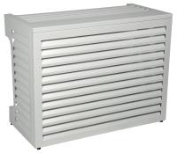 Cache clim aluminium blanc taille m+  CLI03303